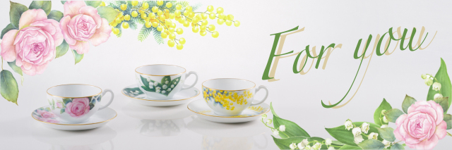 For you「スズラン」 12cm小皿