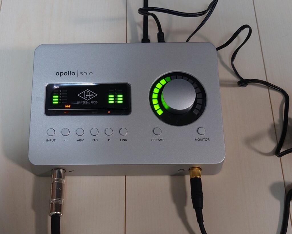 UAD Apollo solo USB 簡単レビュー - oh! dtm