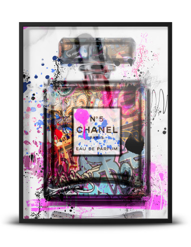 Chanel No.5 Canvas, Plexiglass, and Dibond Art - Pop-Art by Schevsky