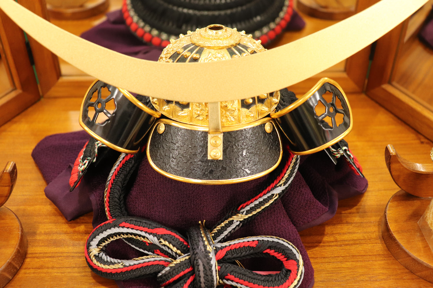 伊達政宗 兜飾り収納五月人形セット (48cm×35cm×46cm)【送料無料