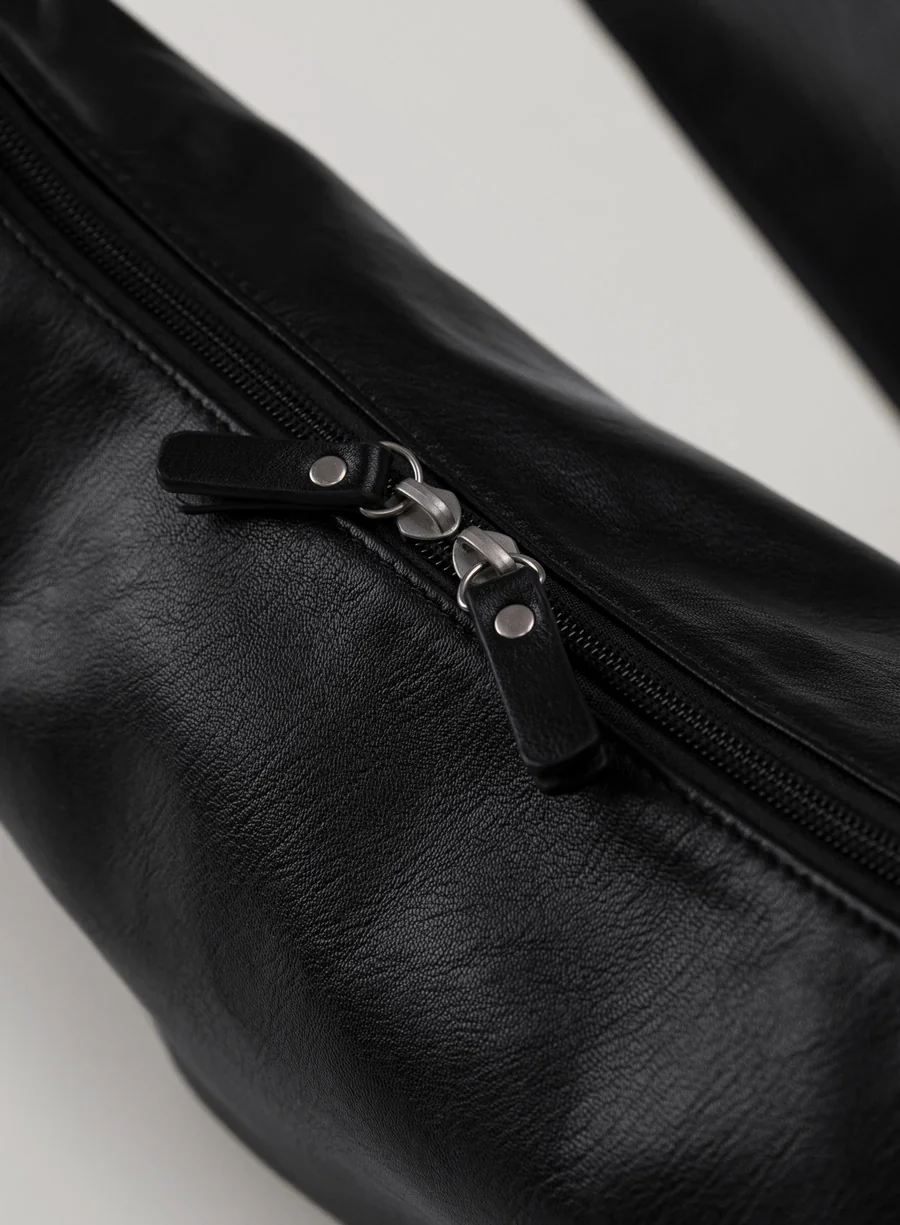 waning moon leather bag | OHOTORO