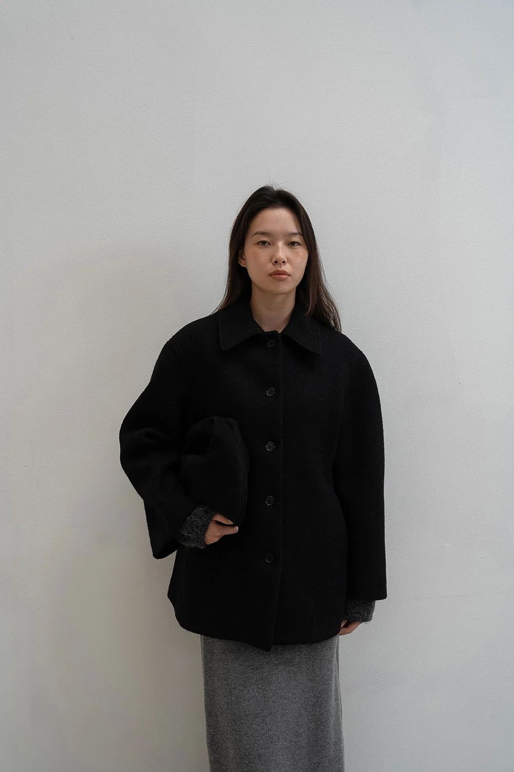 hourglass half coat | OHOTORO