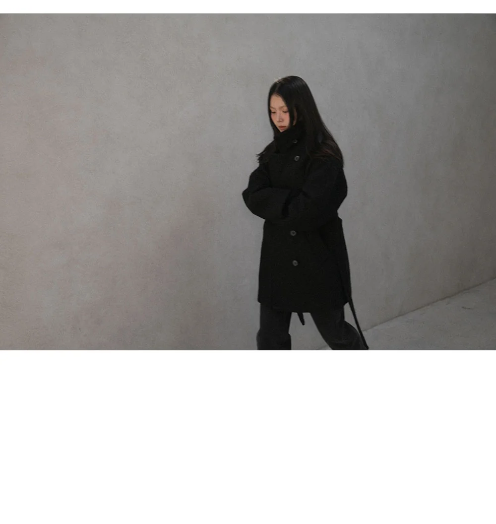 boucle 2way half coat | OHOTORO