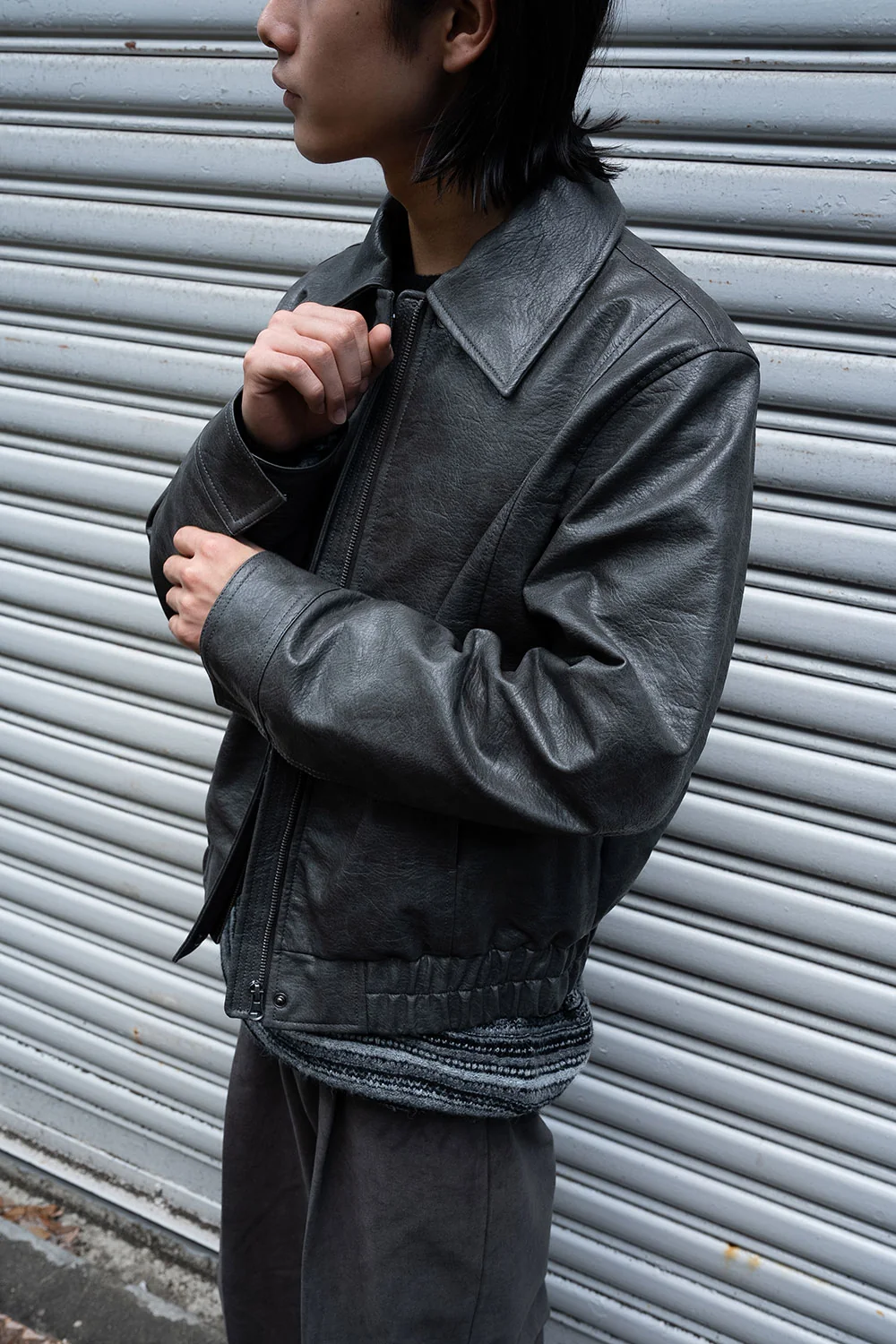 dusk leather jacket | OHOTORO
