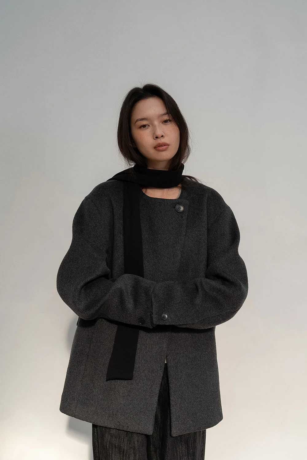 aries wool coat | OHOTORO