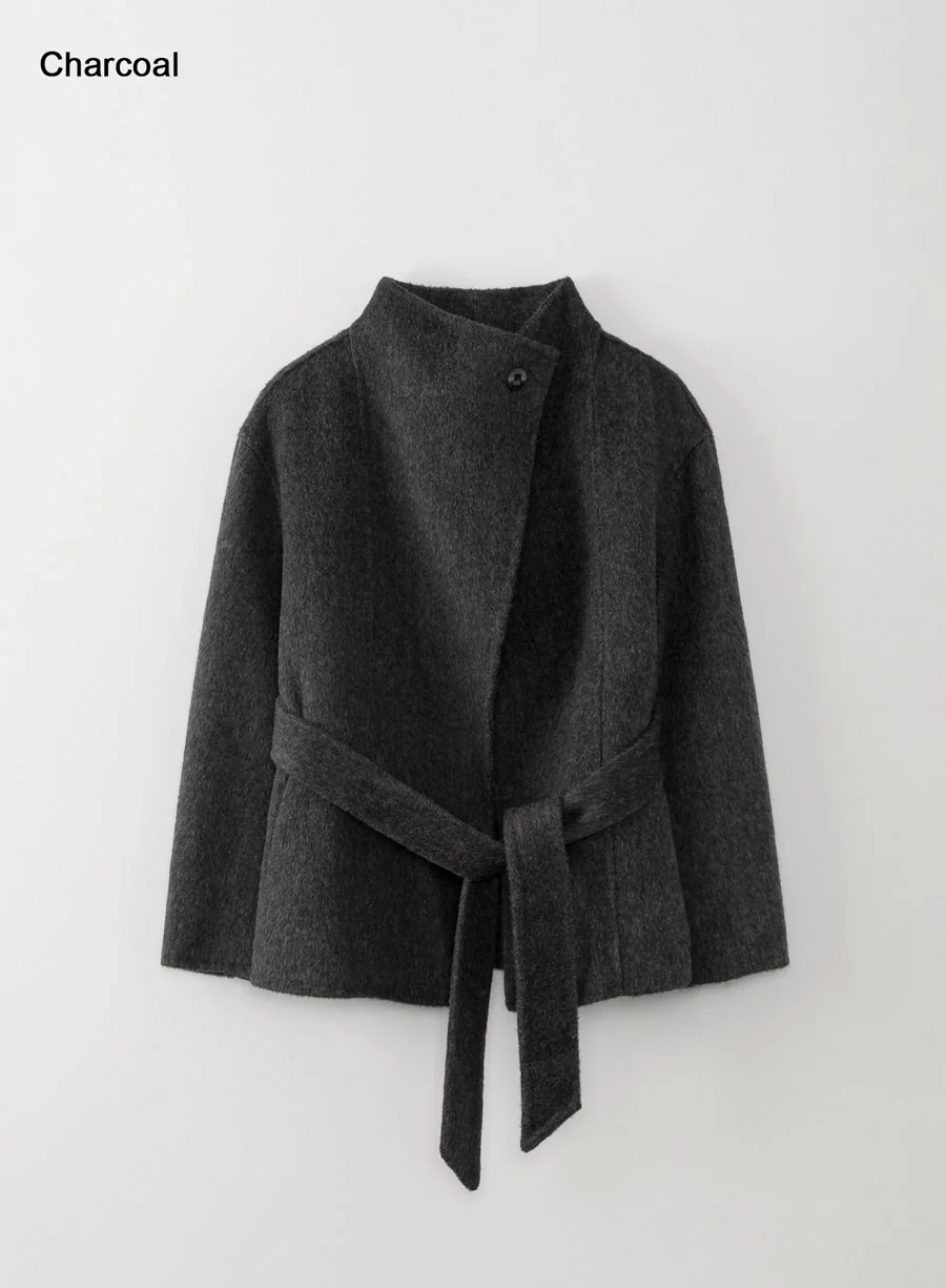 ecru half coat | OHOTORO