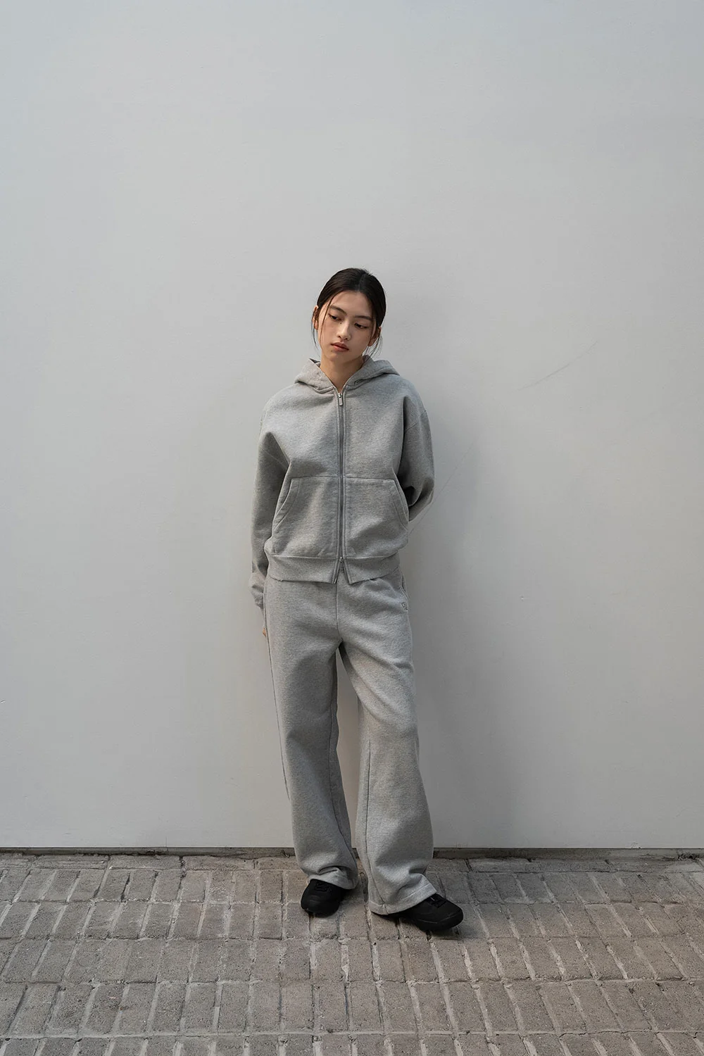 nap pigment zipper hoodie | OHOTORO