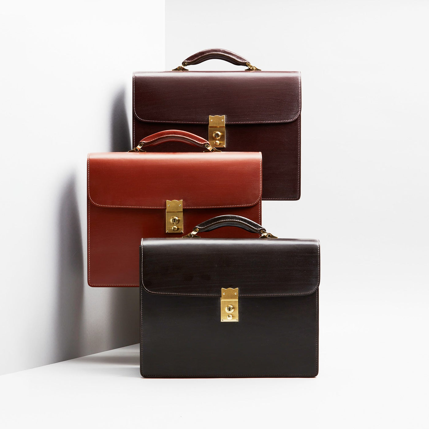 大峽製鞄｜冠式ビジネスバッグ A4／2気室(ブラック)【0969-2-BRD】