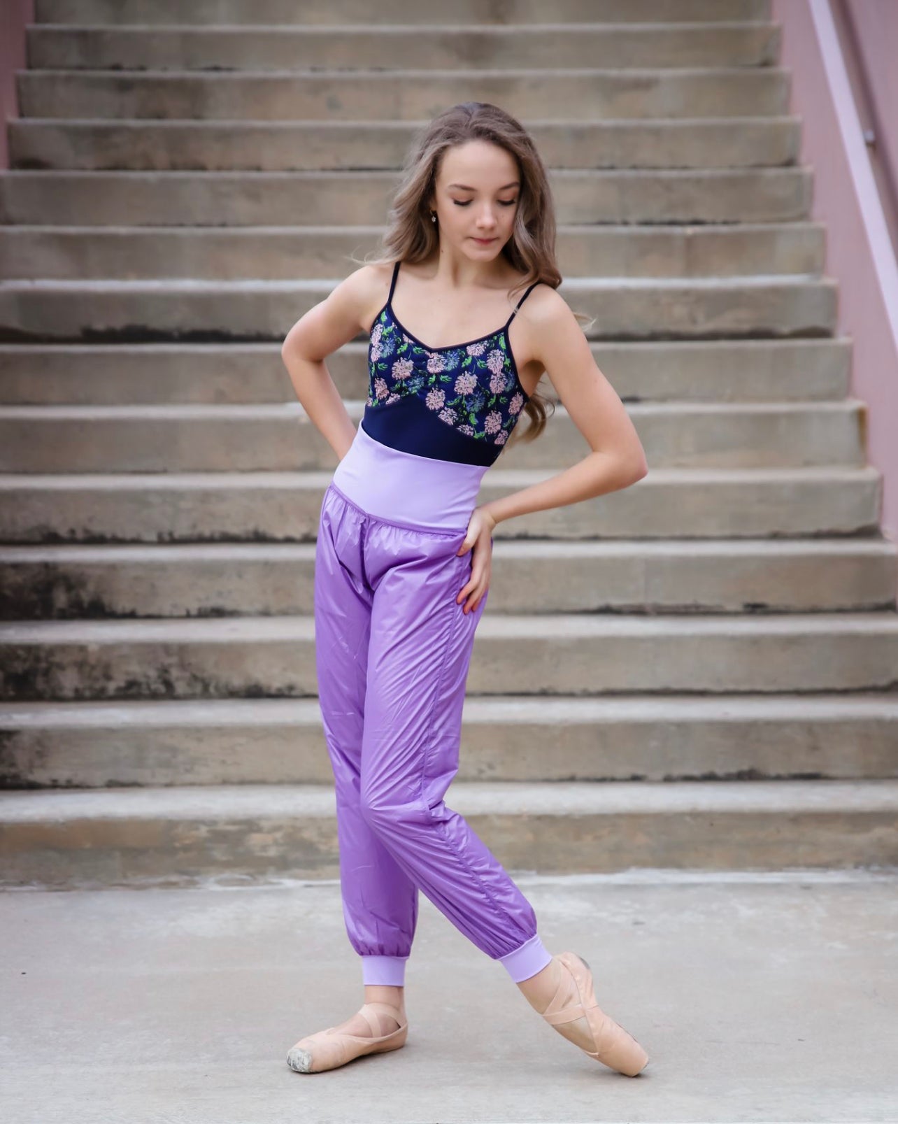 Chic Ballet - The Andrea Trash Pant (CHIC301-LLC) - Lilac - FINAL