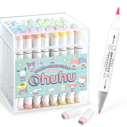 サンリオキャラクターズ×Ohuhu 】 イラストマーカー 48色 – Ohuhu Japan