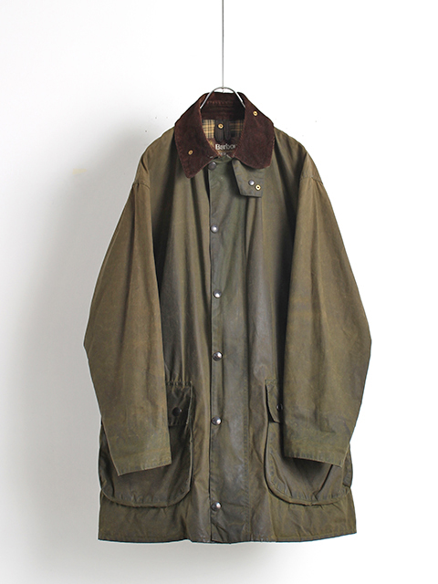 VINTAGE】86s 2warrant Barbour BORDER Sage C42 - 毎日を楽しく豊かに