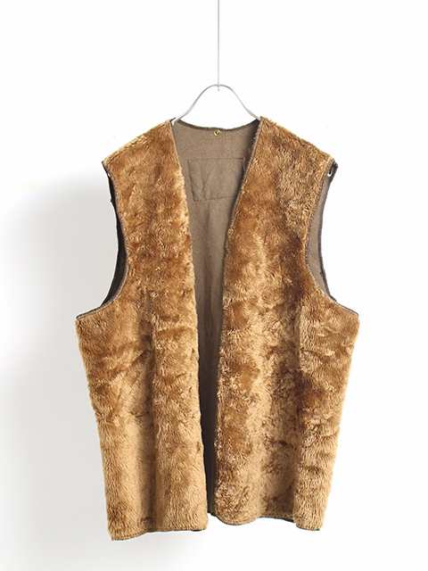 サニーサイドアップ ✕ バブアー リメイク ボア ライナーベスト