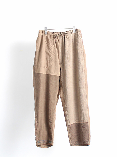 TIGRE BROCANTE/天空丸】REMAKE EURO LINEN SHEETS MIX TAGOSAKU PANTS