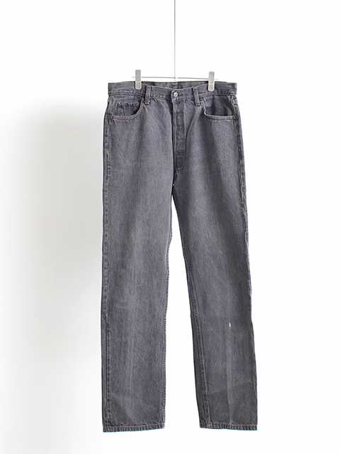 2.【USED】80s Levi's 501-0658 BLACK DENIM PANTS 