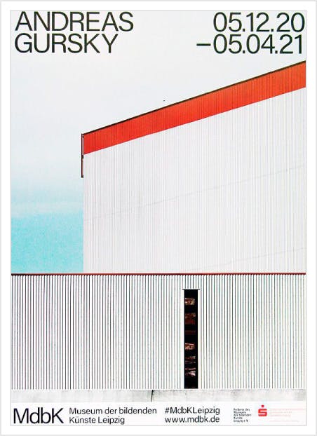 Bauhaus ポスター + オーダーフレーム：アンドレアス・グルスキー