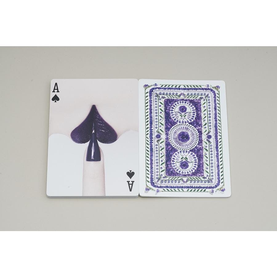 PLAYING CARDS purple (BOOK TYPE)：吉田ユニ | OIL - 現代アート
