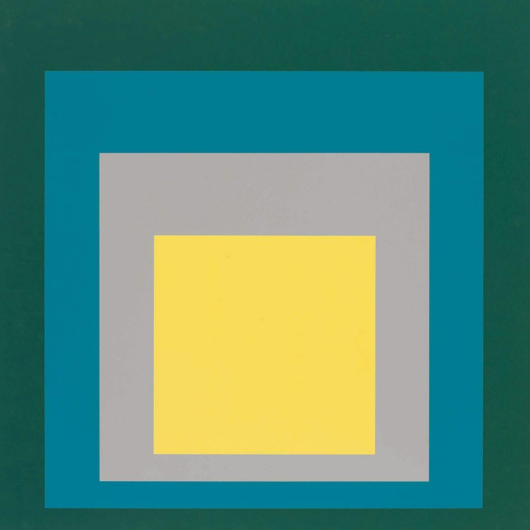 Josef Albers / SP VI (Homage to the Square)：ヨゼフ・アルバース