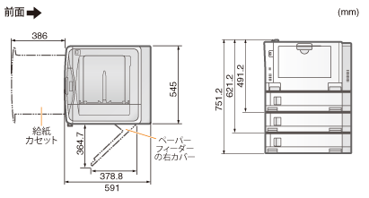 同梱品と設置場所を確認する - Canon - Satera LBP843Ci / LBP842C