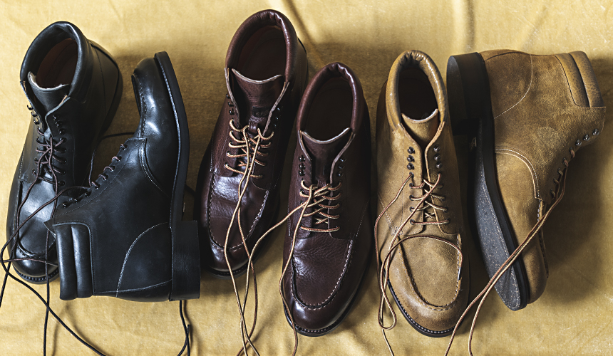 The Outlander” VACHETTA LEATHER MOC TOE BOOTS | OLD JOE BRAND