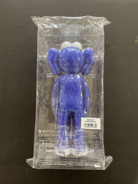 KAWS BFF MoMA Blue Exclusive Figure 2017 Medicom Toy with Original