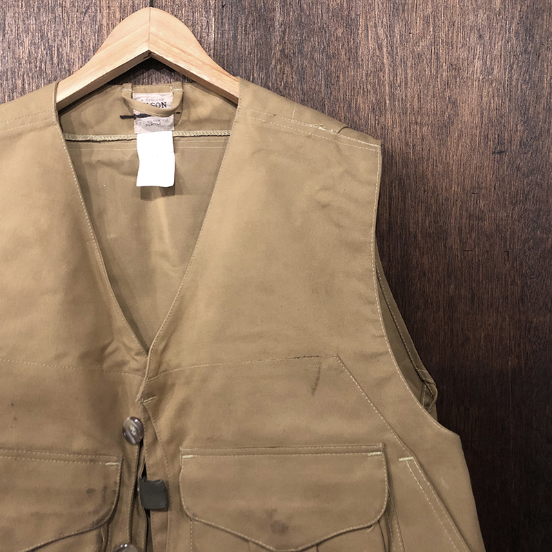 Filson Tincloth Oiled Vest 636 L Deadstock フィルソン ティンクロス