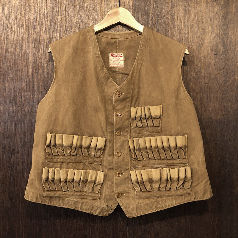 Duxbak Brown Duck Cotton Vintage Hunting Shooting Cinch Buckle