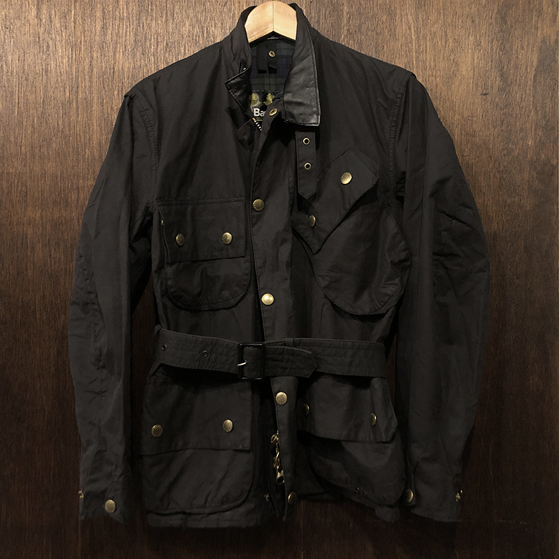 Barbour Beacon Riding Jacket 3Warrant Black C34 Mint バブアー