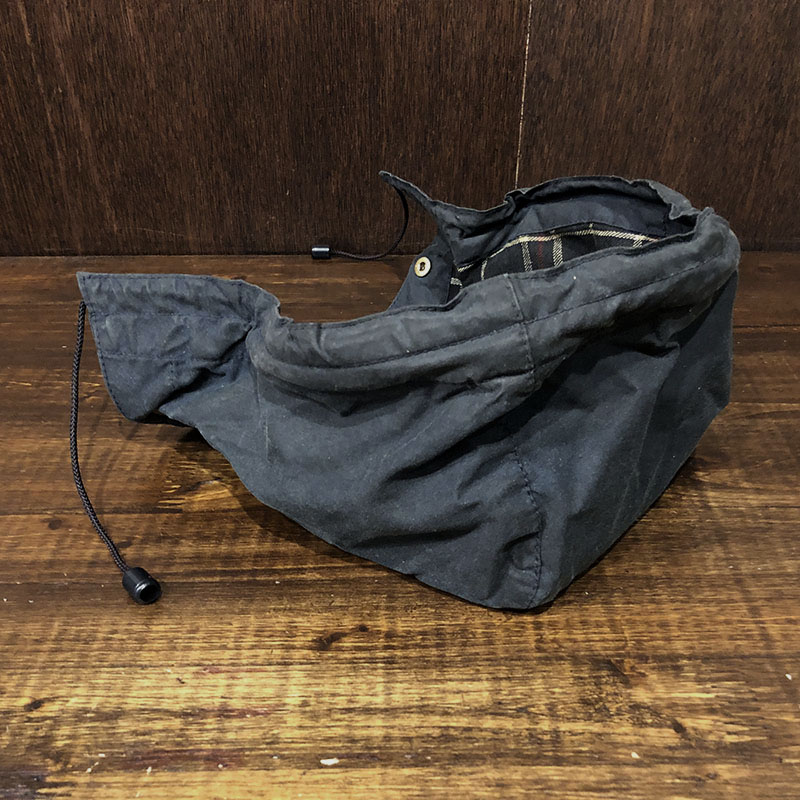 Barbour A128 Hood Navy 2Warrant Age Mint バブアー オイルド フード