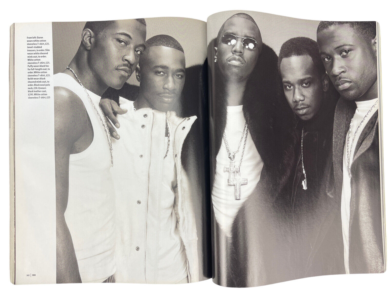 GQ Magazine UK NOV 2000 HEIDI KLUM Victorias Secret PUFF DADDY