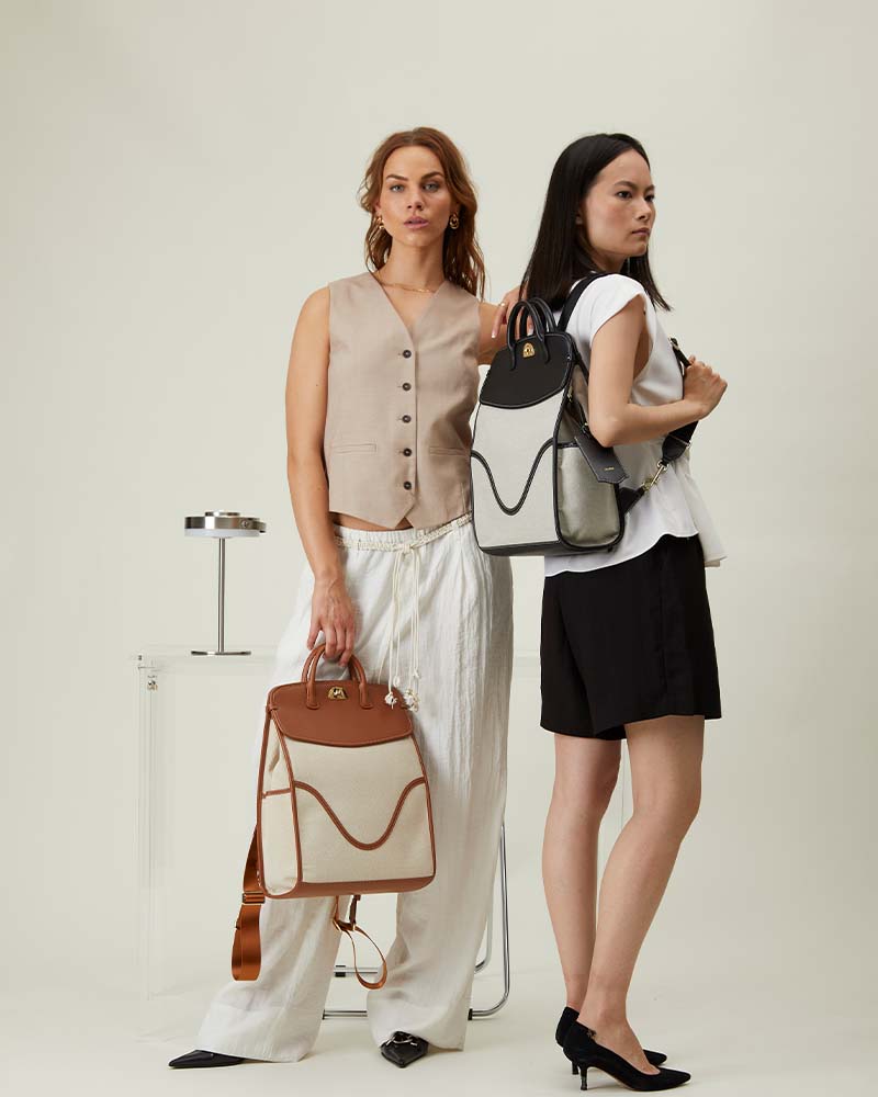 Shop Coast Backpack - OLEADA: Leather Laptop Backpack for Work and