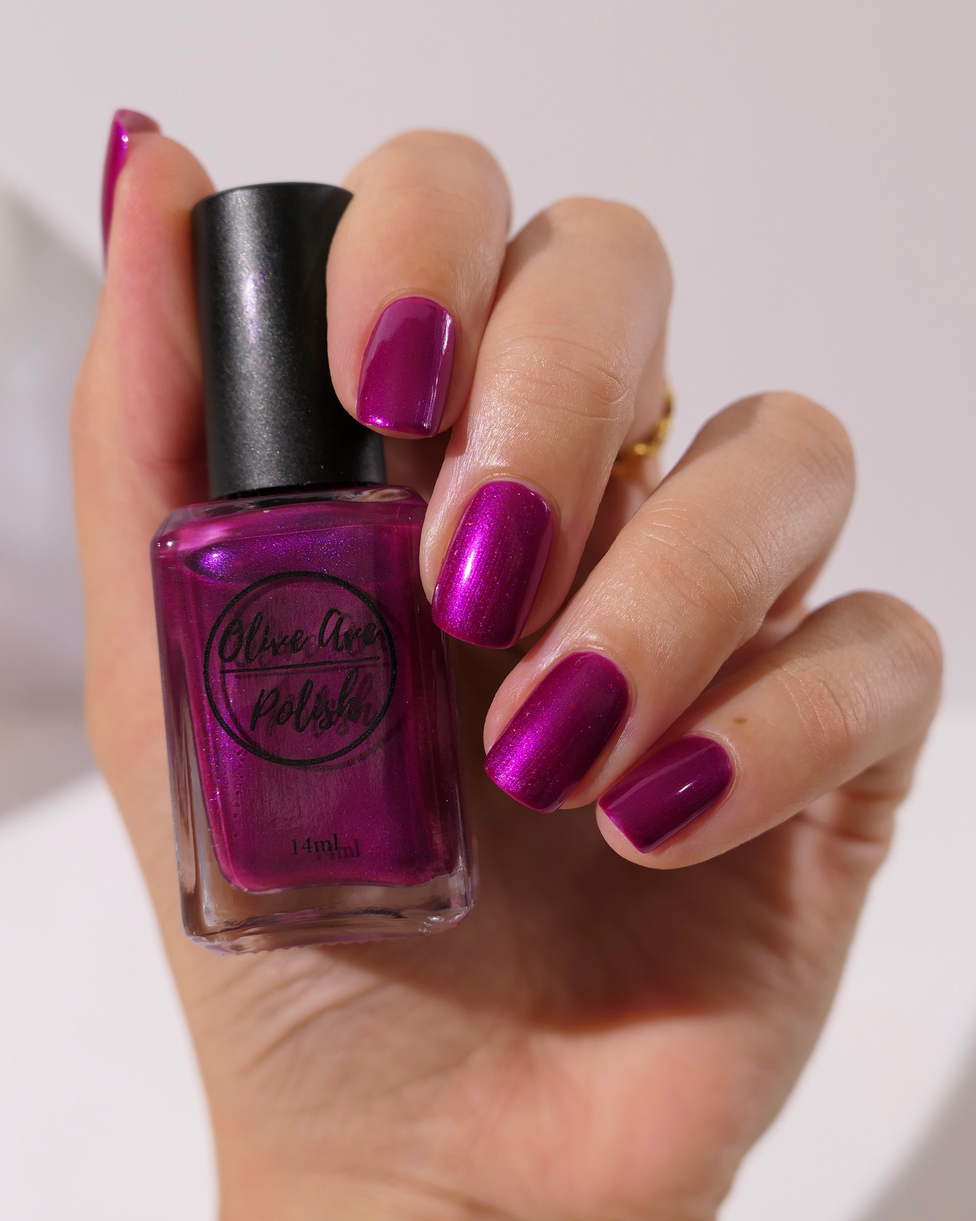 Faerie| warm purple metallic nail polish | vegan, 10-free, +