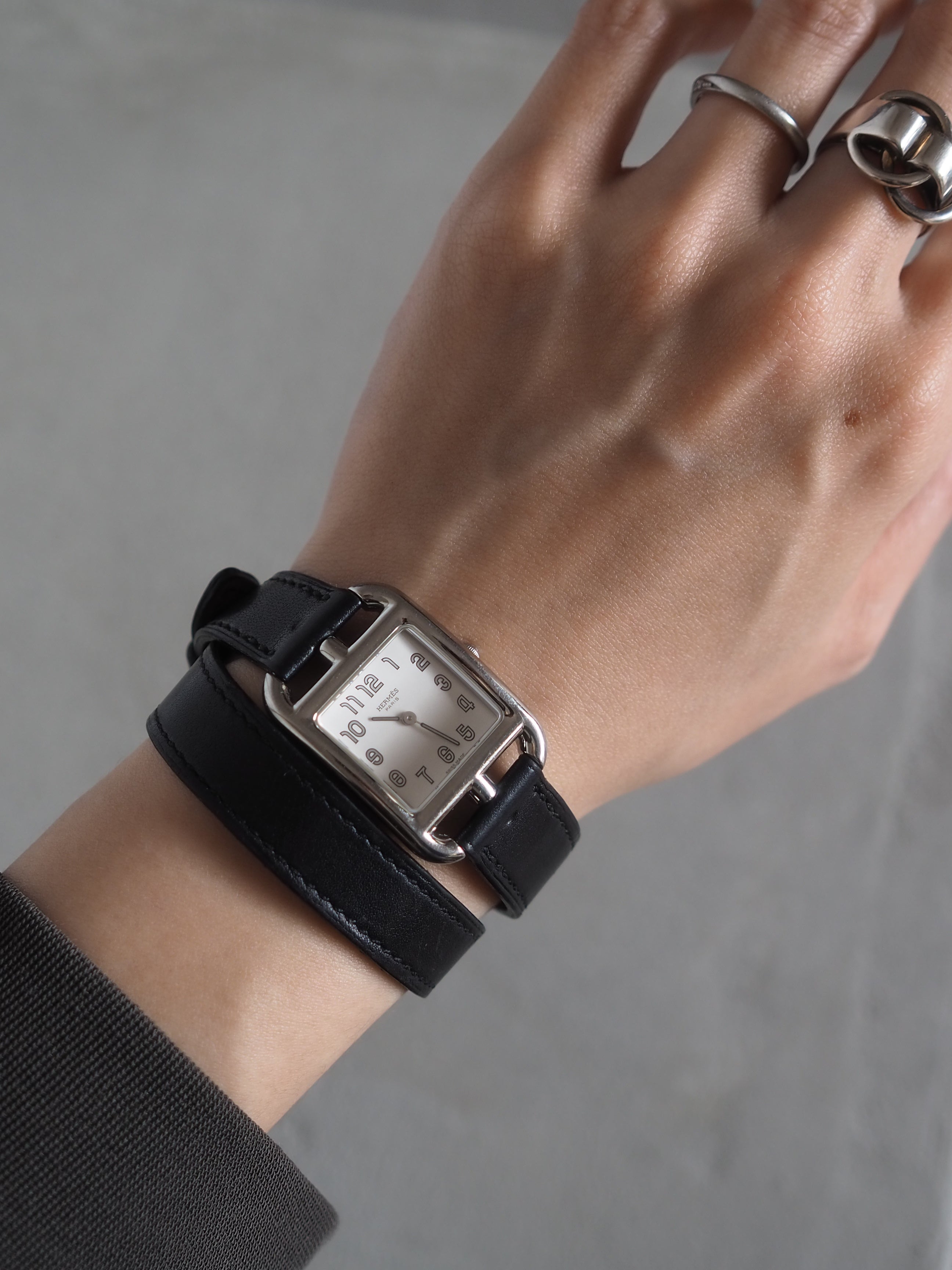 HERMES エルメス ケープコッド ウォッチ 腕時計 ドゥブルトゥール