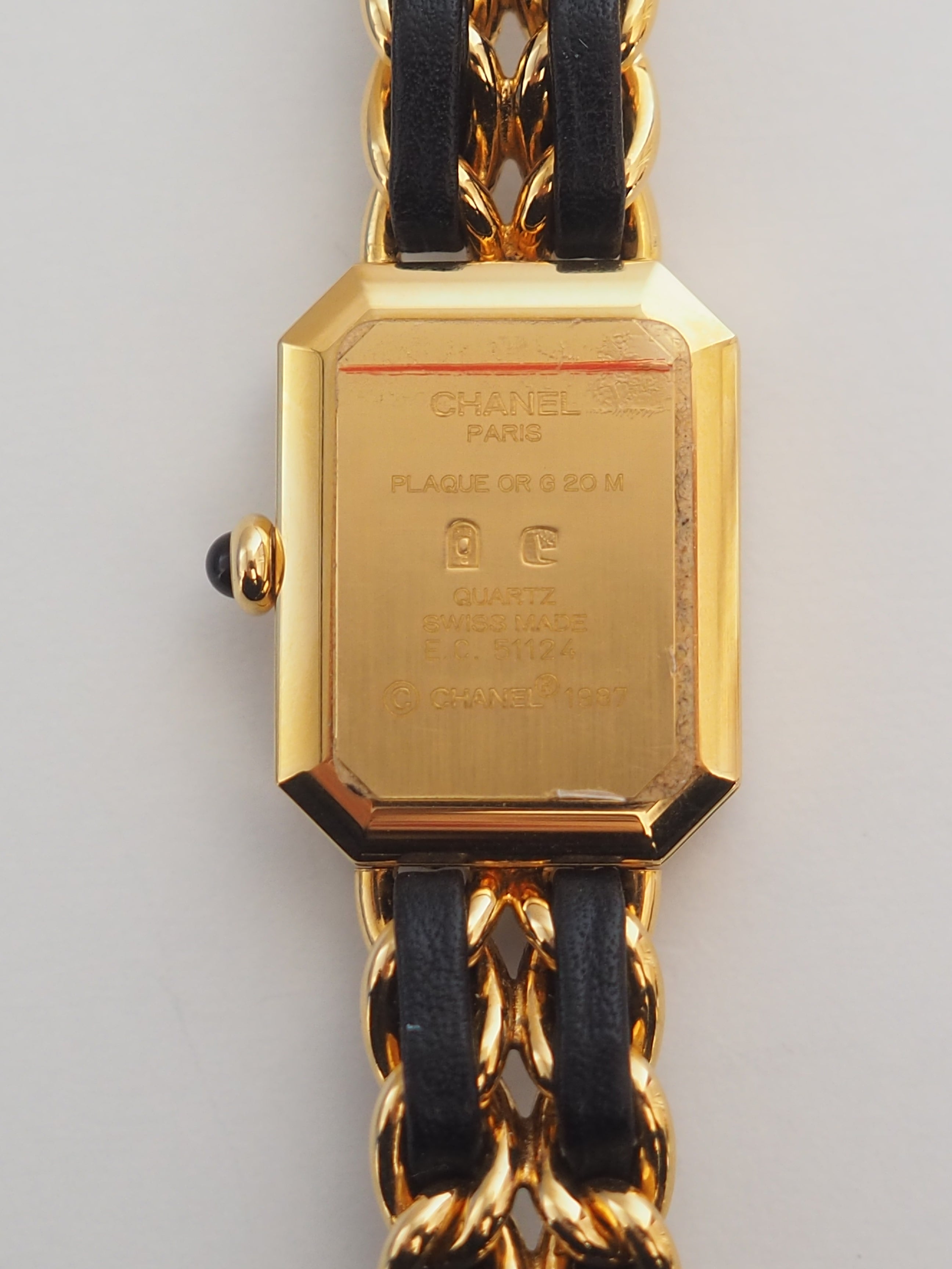 CHANEL シャネル プルミエール チェーン ウォッチ 腕時計 ゴールド