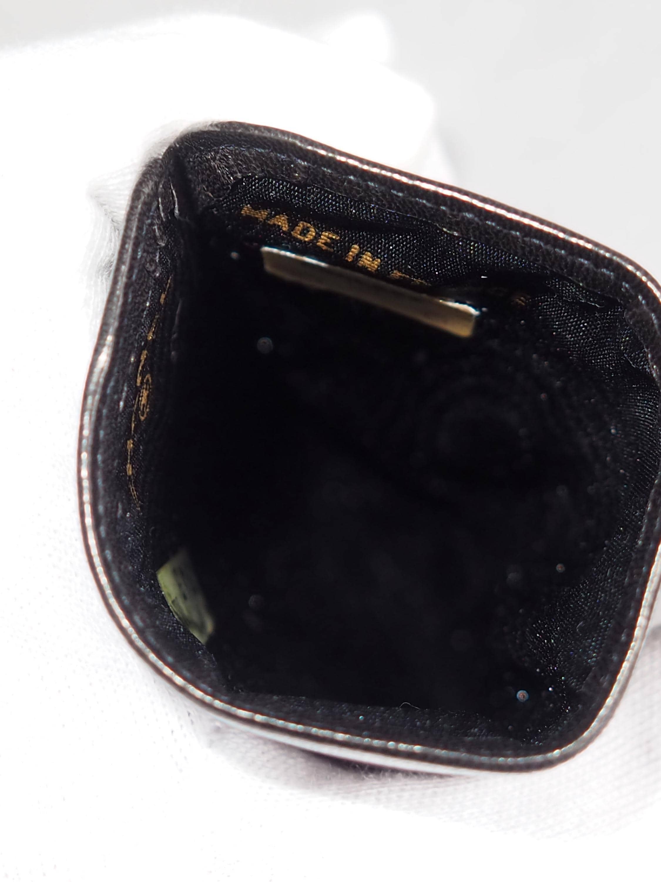 CHANEL シャネル ココ サングラスケース メガネケース ブラック レザー