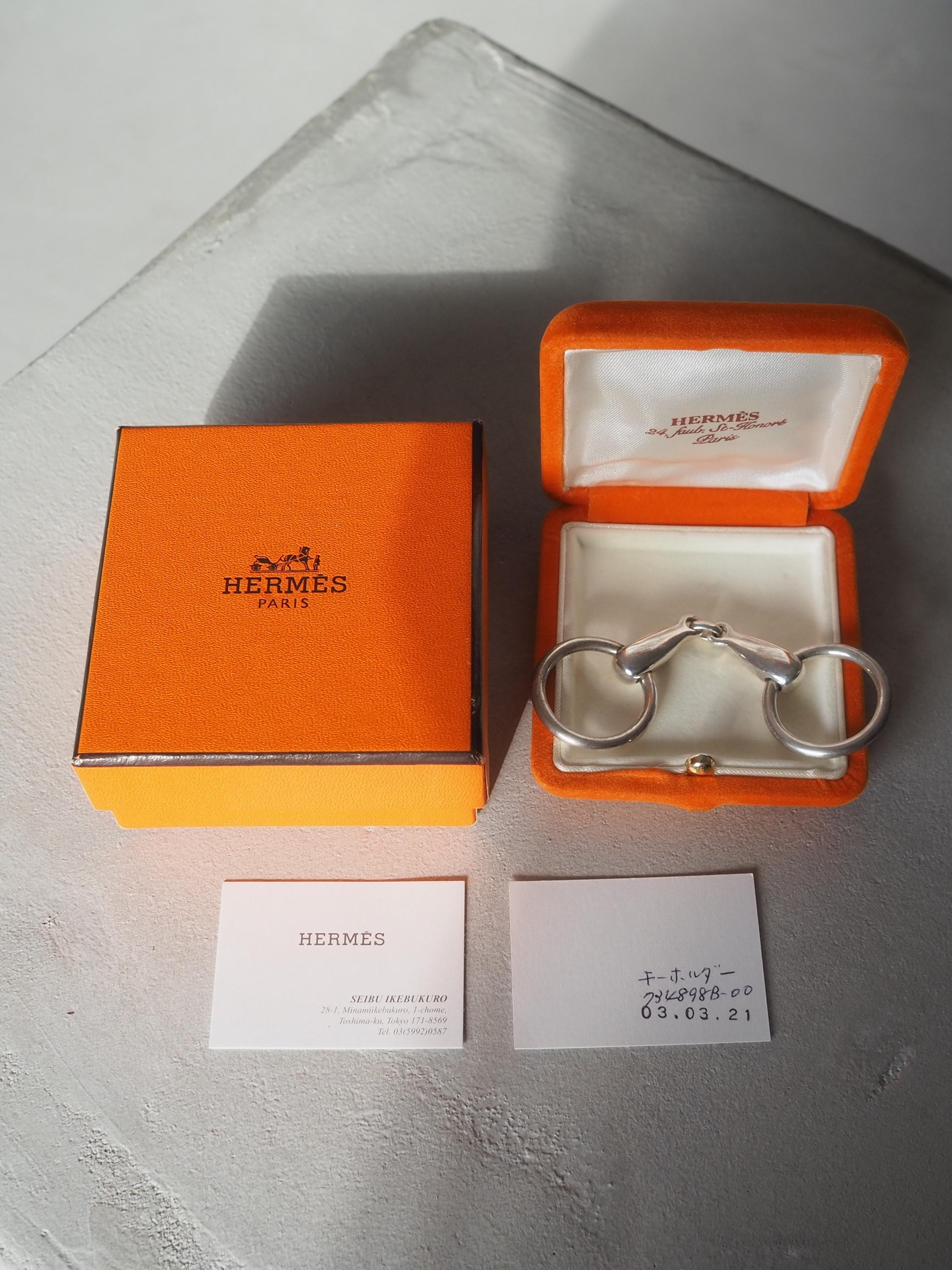 HERMES エルメス ホースビット キーリング キーホルダー シルバー