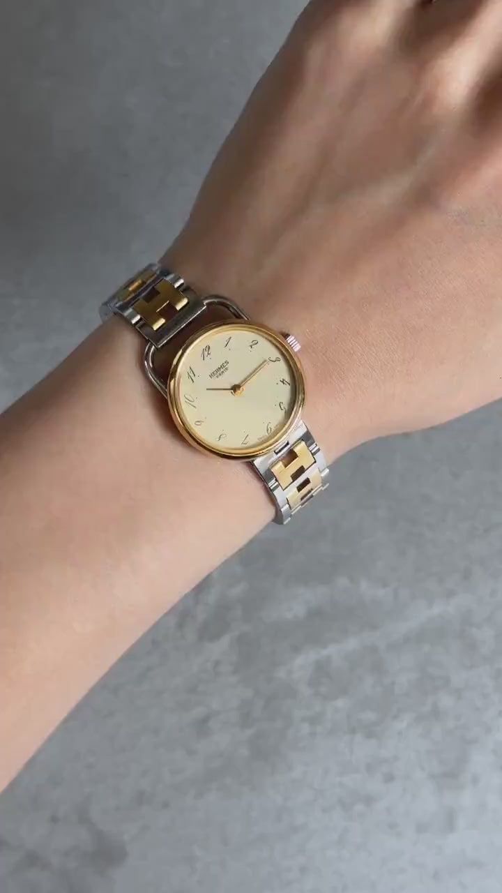 HERMES エルメス オルソー ウォッチ 腕時計 レディース コンビ