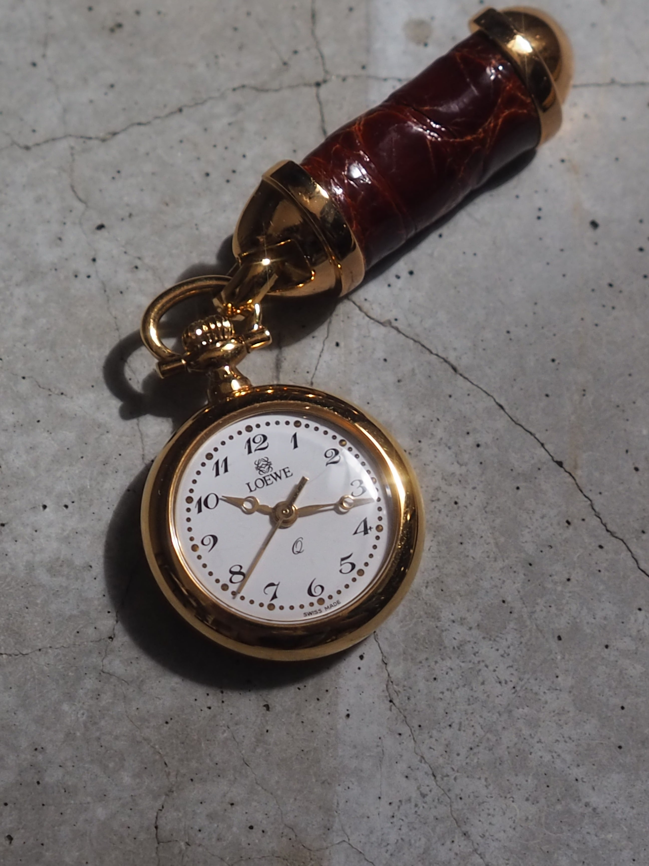 LOEWE ブローチ ウォッチ 時計 ヴィンテージ ロエベ