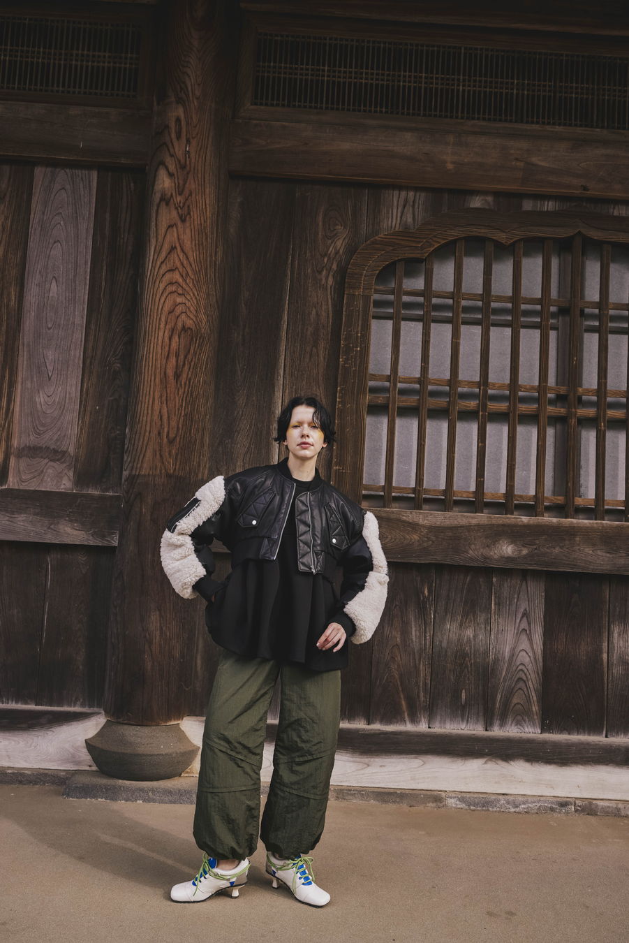 OMMO ONLINE STORE / SLEEVE BOA SHORT MA-1