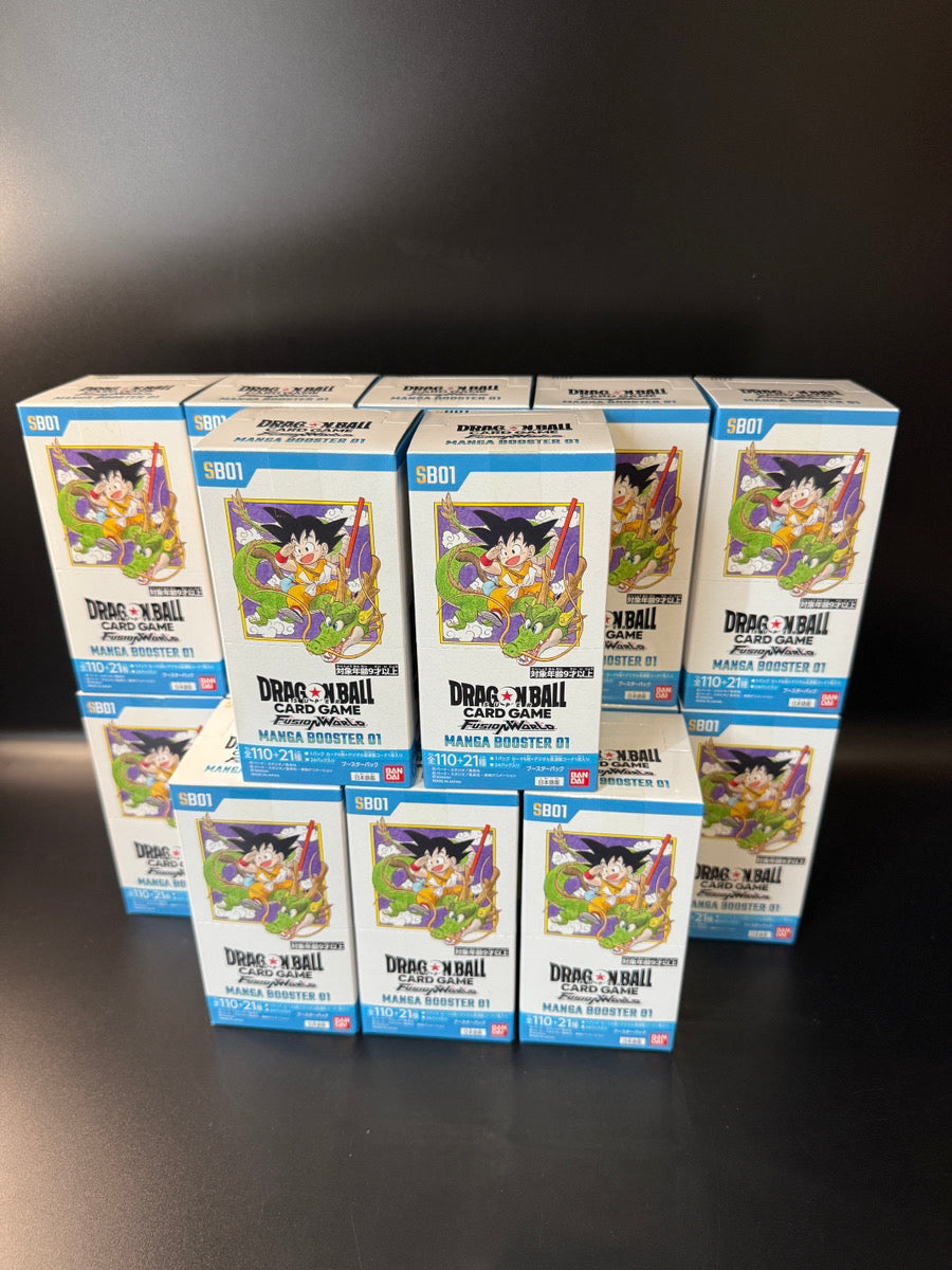 SB-01】MANGA BOOSTER 01 Booster TCG BOX & CASE〔Factory Sealed〕