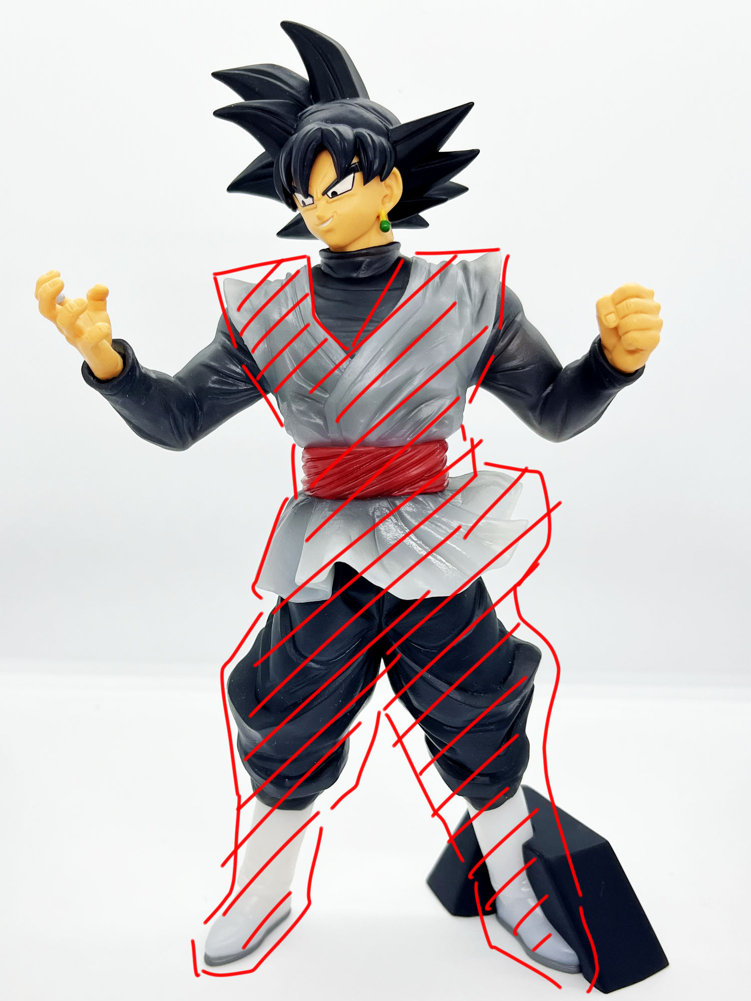 ドラゴンボールレトロソフビコレクション ゴクウブラック フレッシュ