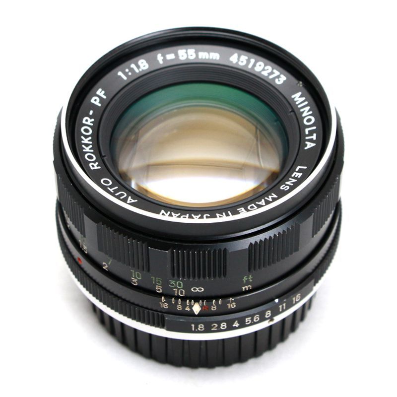 MINOLTA（ミノルタ）AUTO ROKKOR-PF 55mm/F1.8｜オールドレンズ-その他