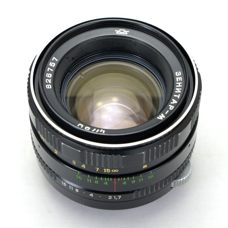 ZENITAR-M（ゼニター）50mm/F1.7｜オールドレンズ-M42マウントレンズ