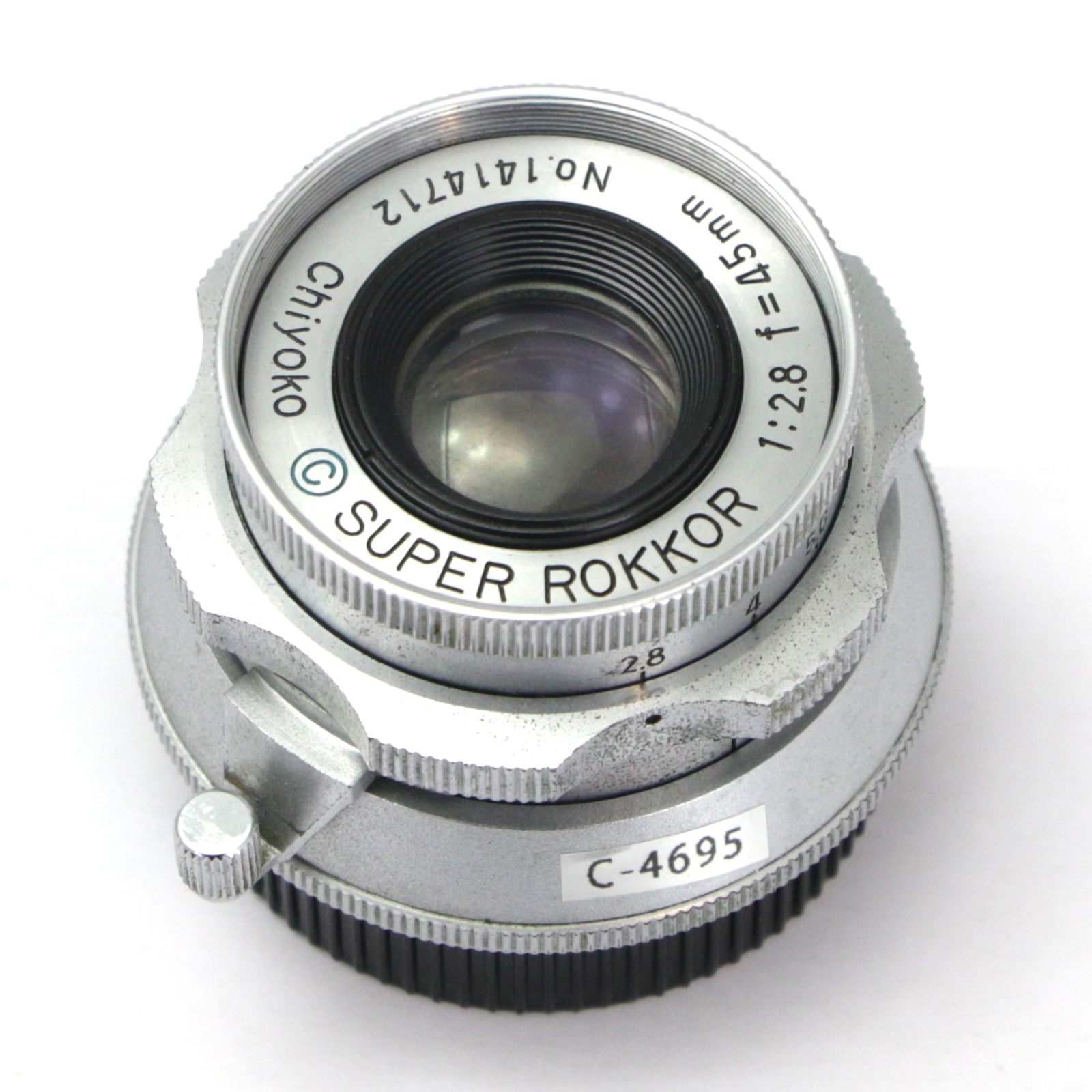 CHIYOKO SUPER ROKKOR 45mm f2.8 梅鉢 Lマウント Chiyoko SUPER ROKKOR