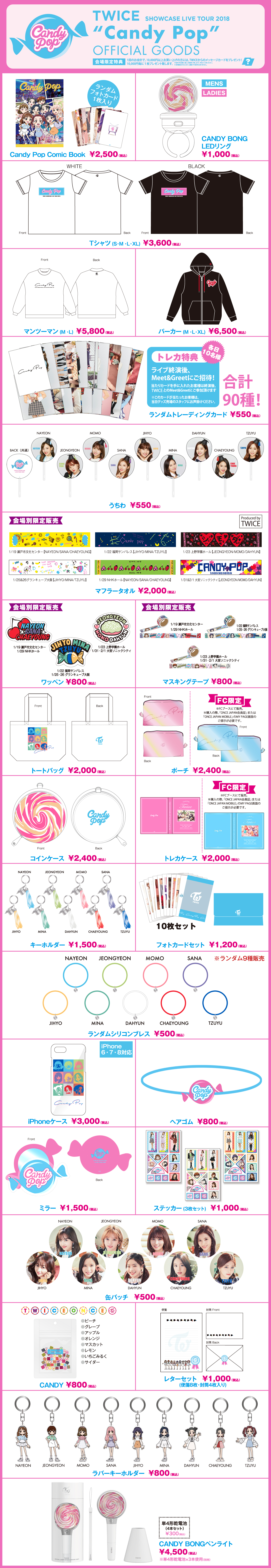 TWICE SHOWCASE LIVE TOUR 2018 