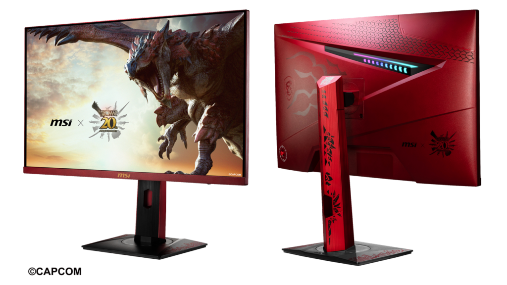 MSIからモンスターハンターとコラボした27インチゲーミングモニター