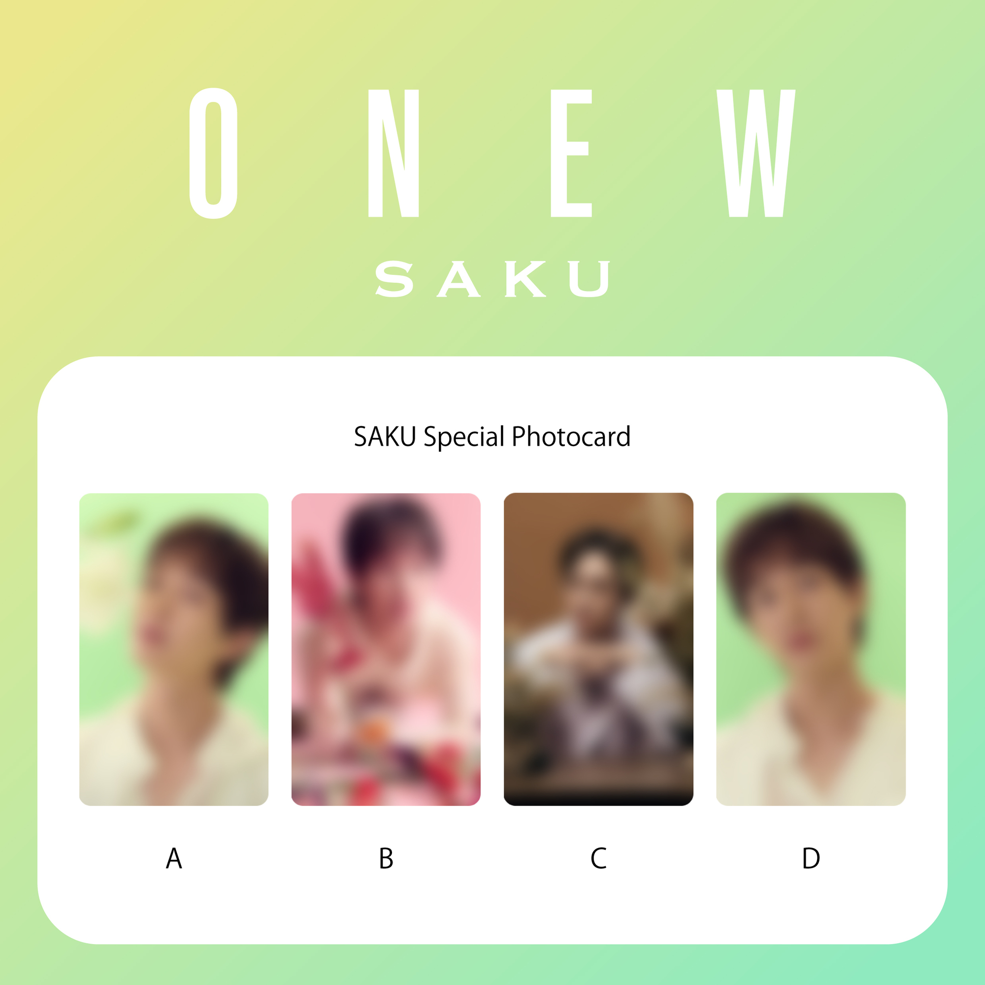 ONEW Japan 2nd Mini Album 『SAKU』 10月1日(水)発売＆発売記念特典会