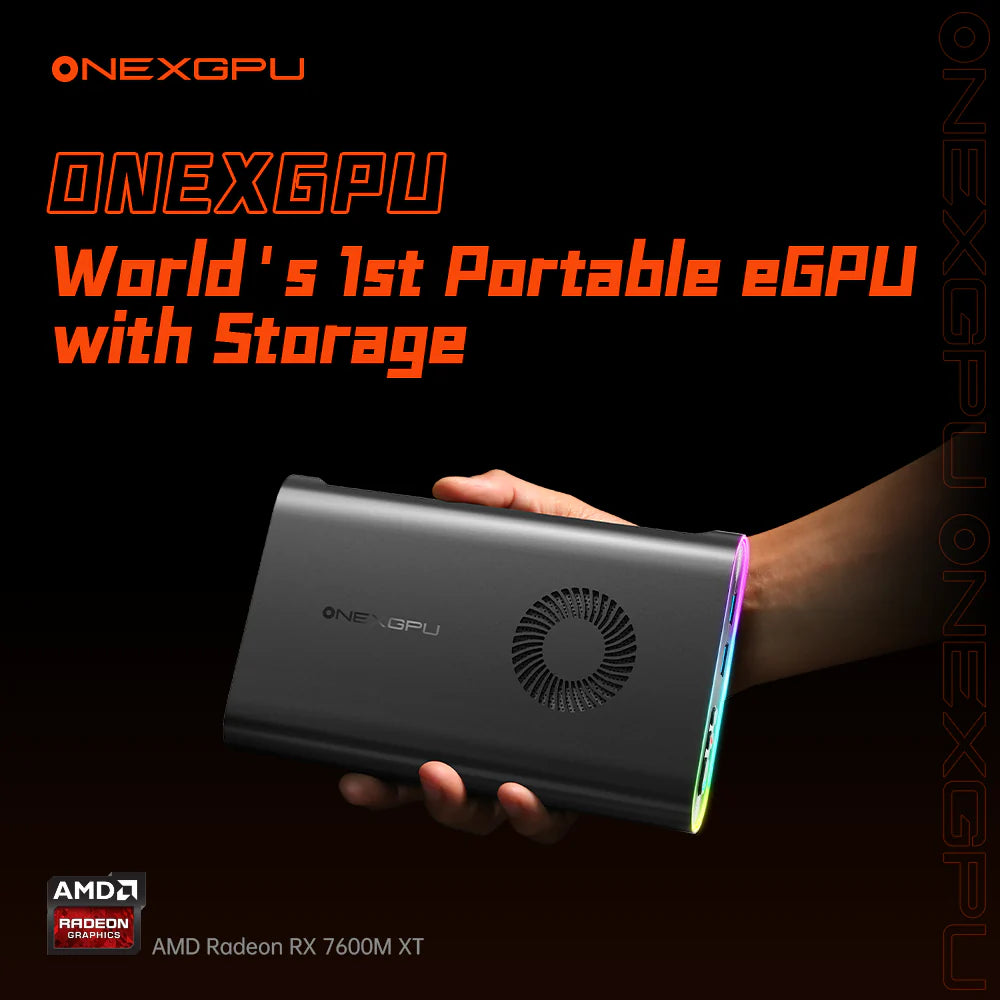 ONEXGPU - World's 1st External Portable eGPU with Storage for