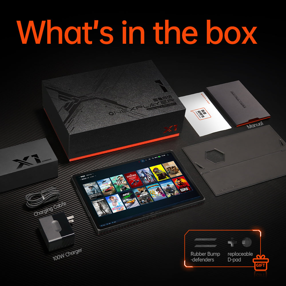 ONEXPLAYER X1 PRO AMD Ryzen™ AI 9 HX 370/8840U, 10.95'' 3-In-1 Gaming