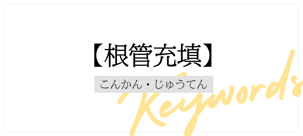 根管充填・根充（RCF）の手順を解説｜歯科オンラインセミナー・録画