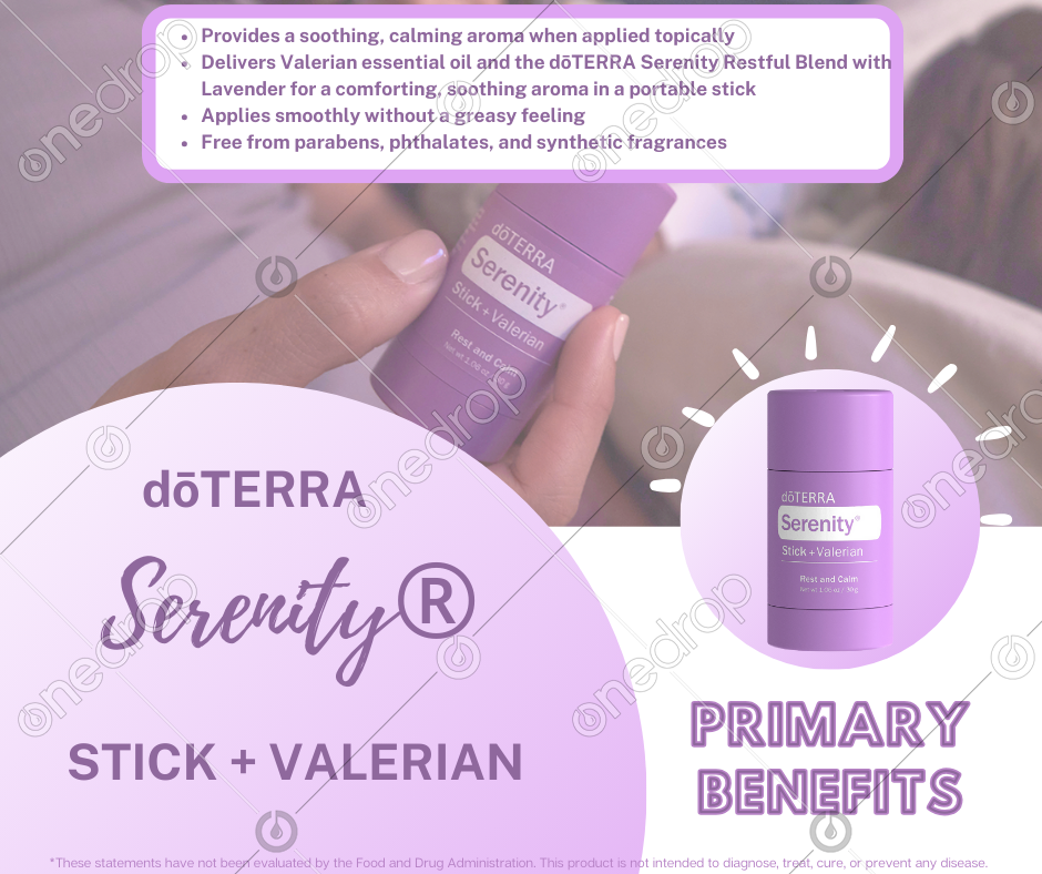 doTERRA Serenity Stick + Valerian Benefits by Christy St Clair